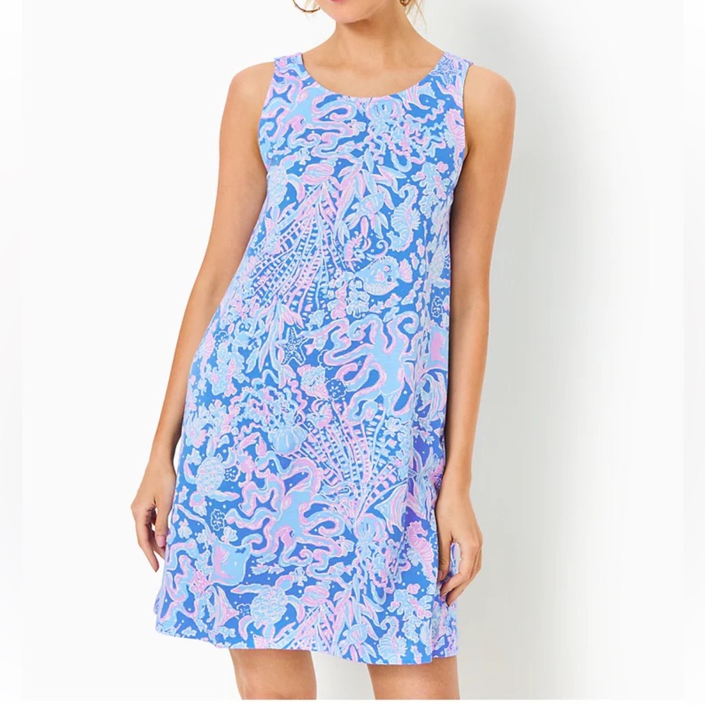 NEW Kristen Swing Dress Boca Blue Sea What I Sea XL